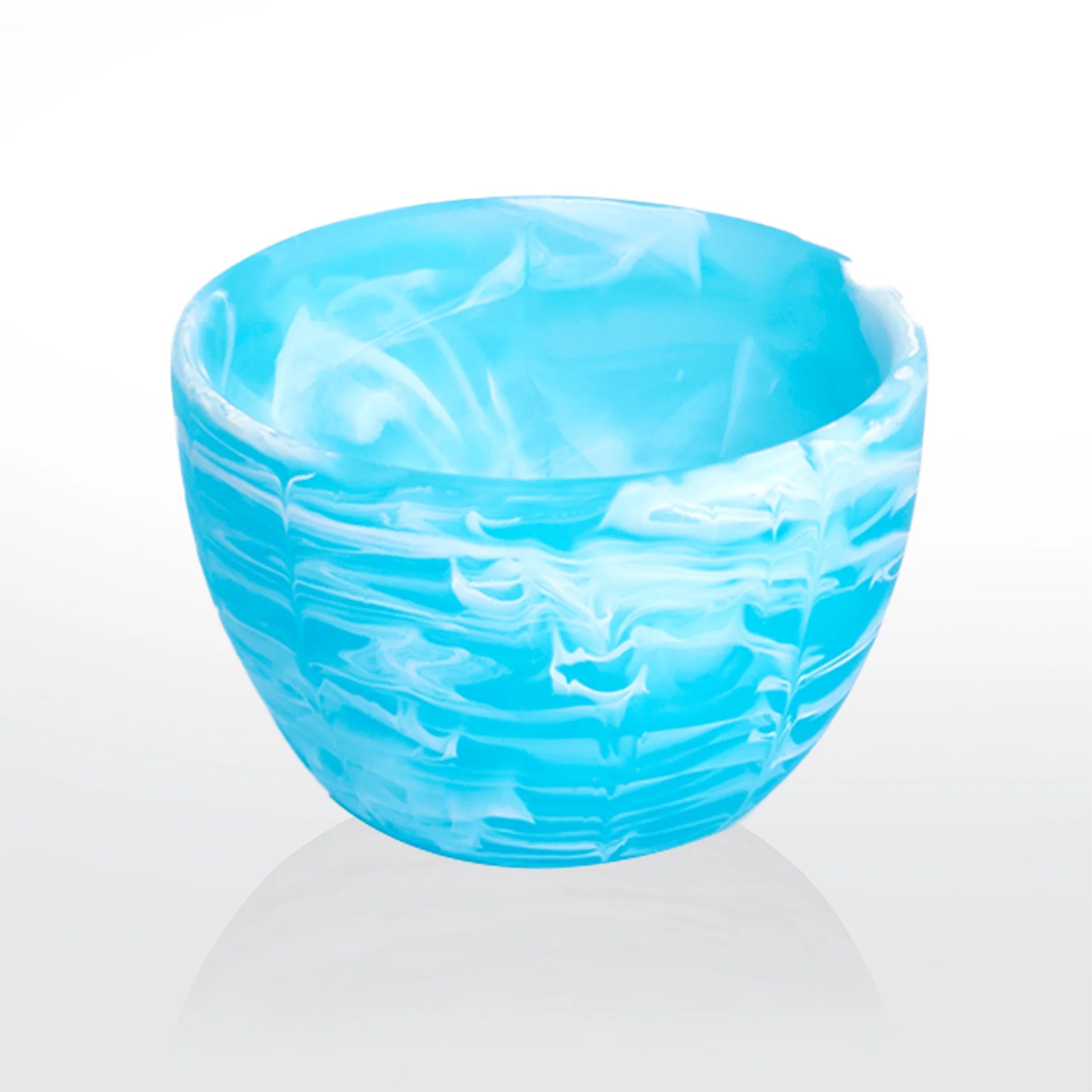 Deep Bowl in Aqua Swirl, from Nashi Home