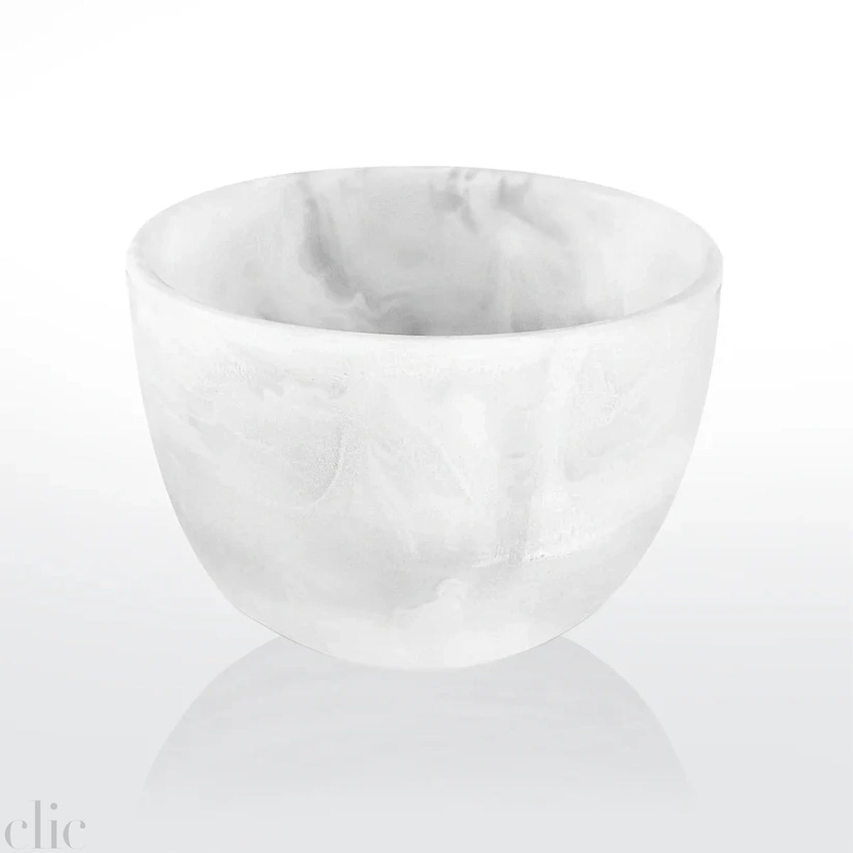 Medium Deep Bowl in White Swirl, from Nashi Home