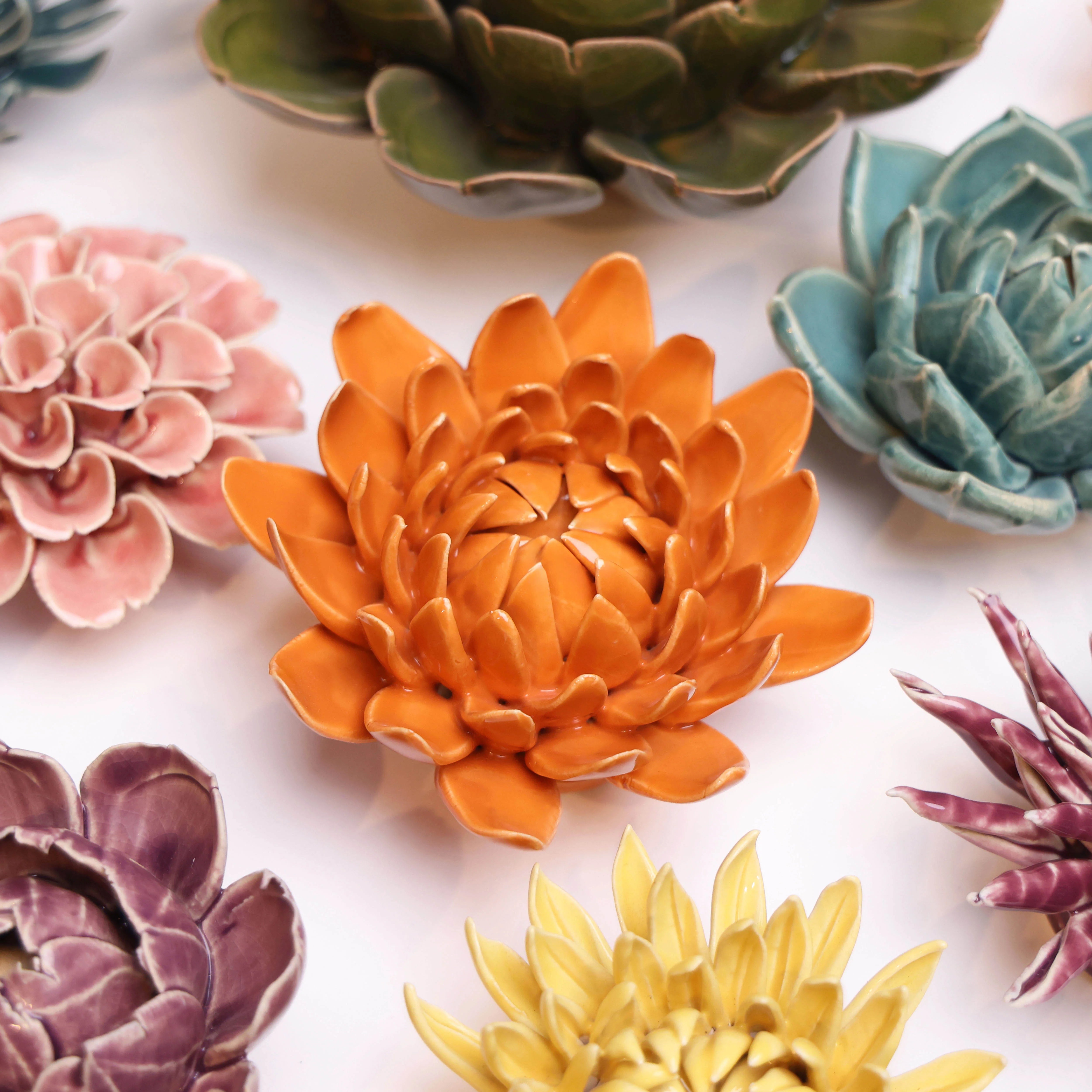 Dahlia in Orange, from Chive