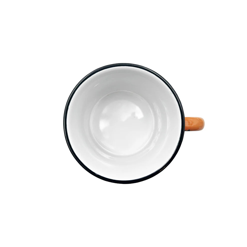 Tinware Mug in Burnt Orange, from Canvas Home