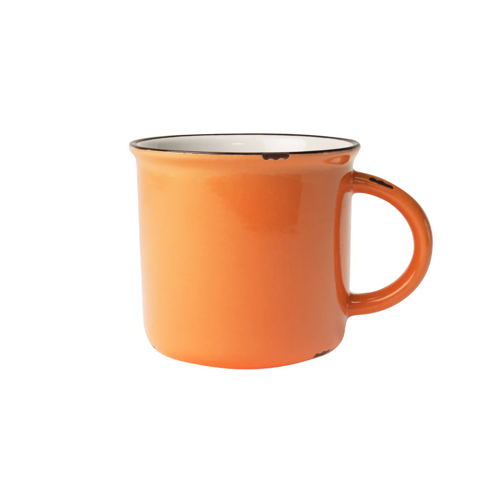 Tinware Mug in Burnt Orange, from Canvas Home