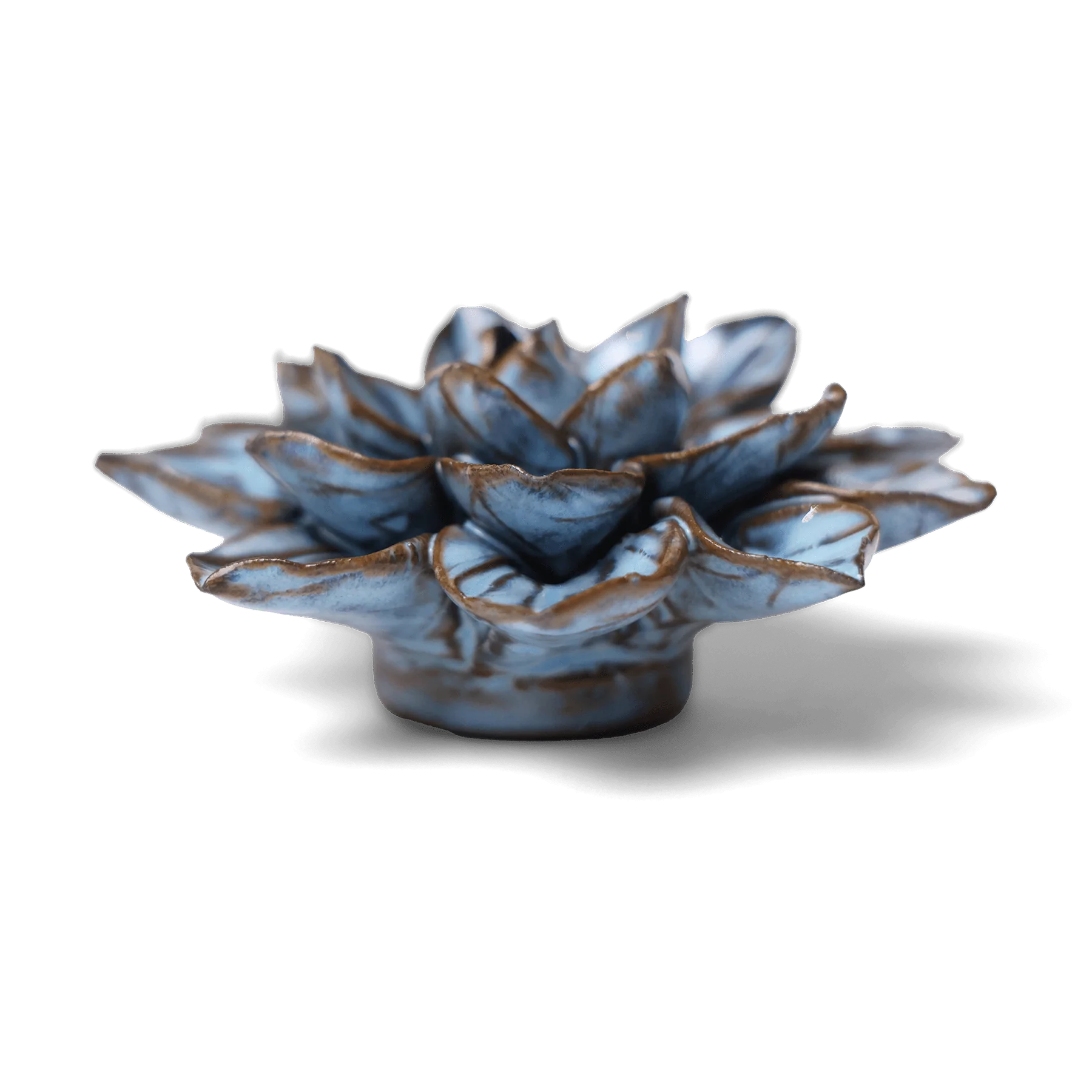 Japan Ceramic Flower in Blue Aster, from Chive