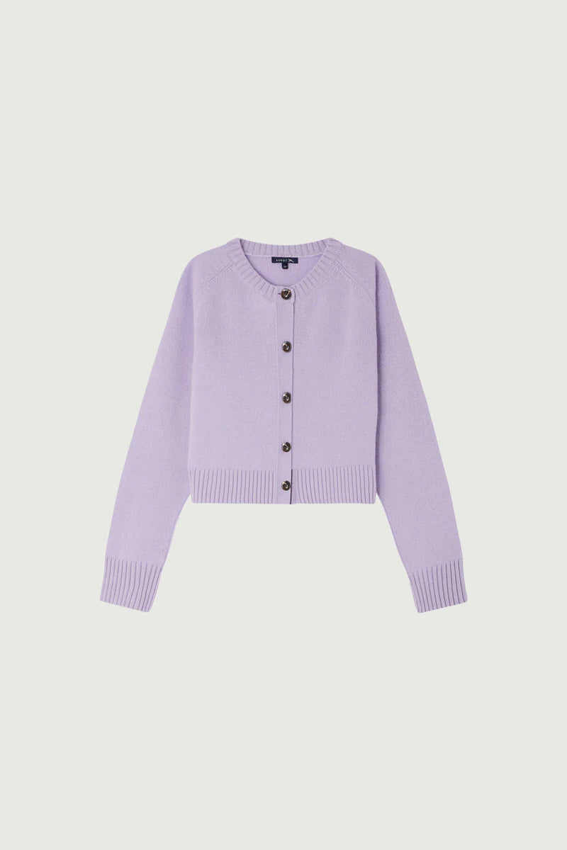 Virginia Cardigan in Lilas, from Soeur