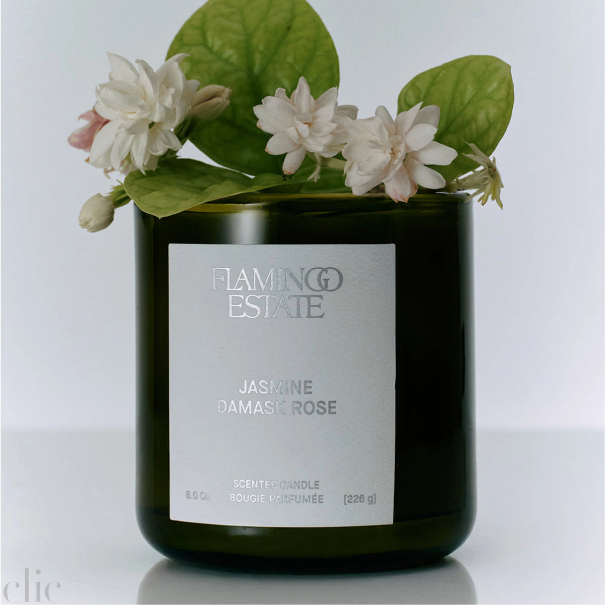 Jasmine Damask Rose Candle, from Flamingo Estate