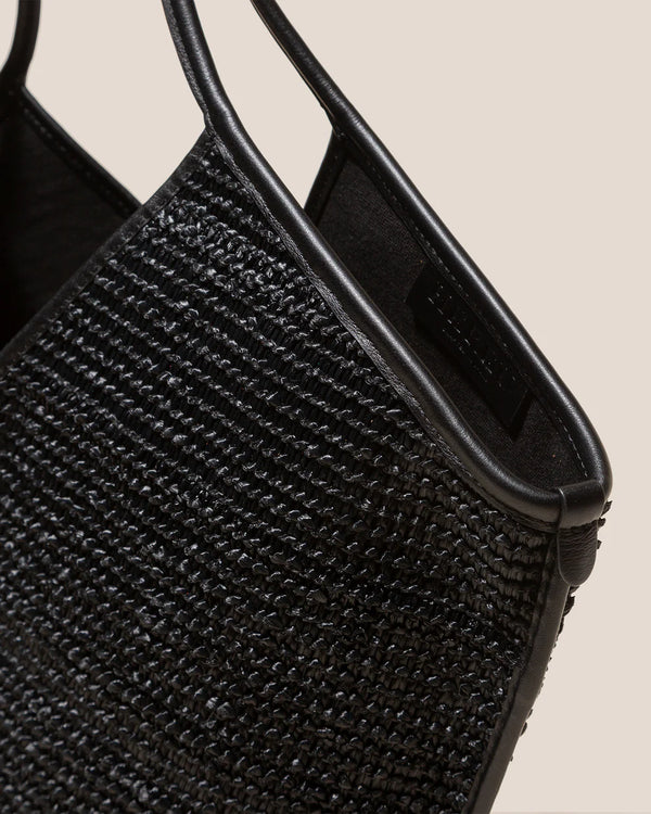 Calella Raffia in Black, from Hereu