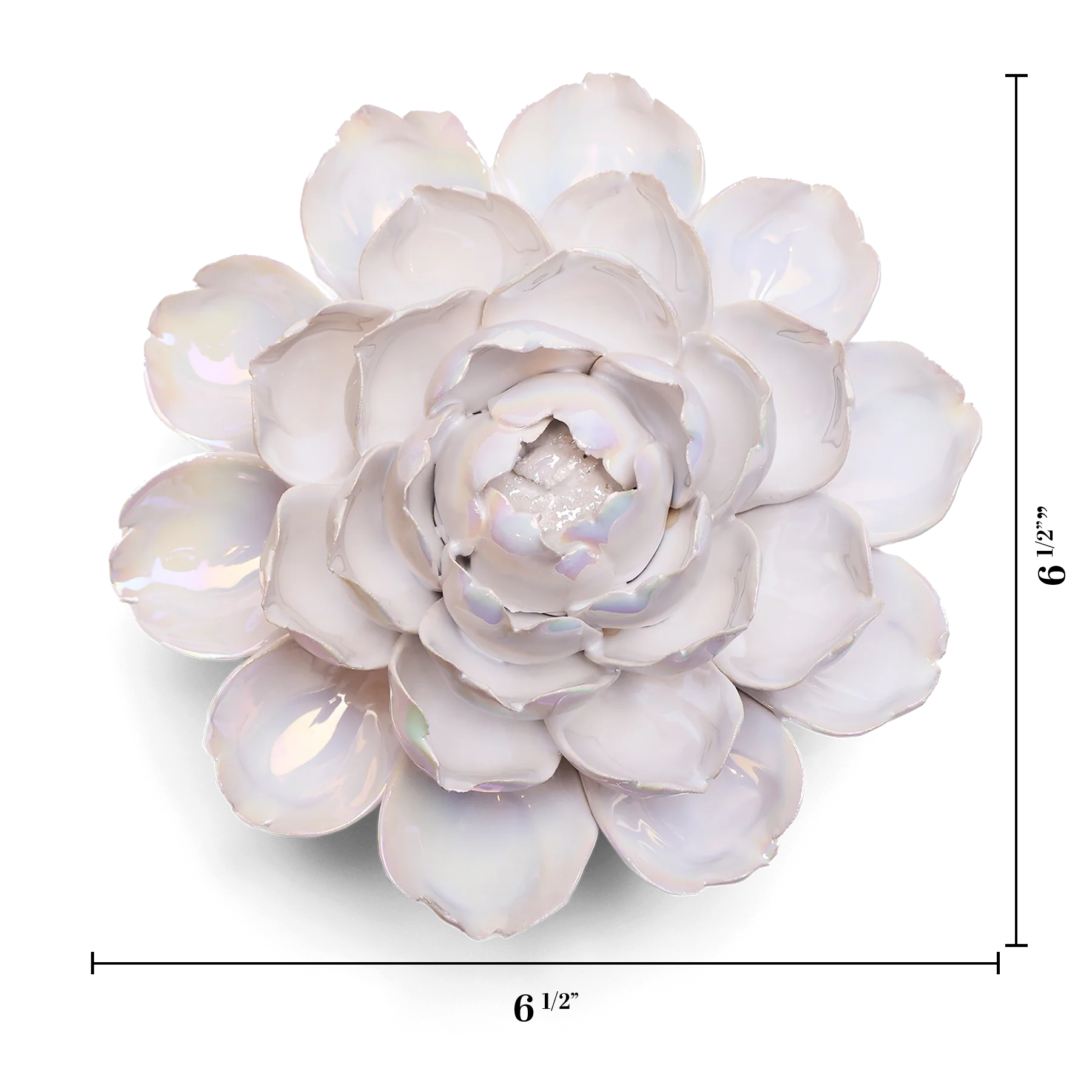 Ceramic Flower in Mofo Pearl, from Chive