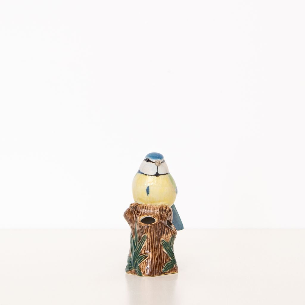 Blue Tit Bud Vase, from Quail Ceramics