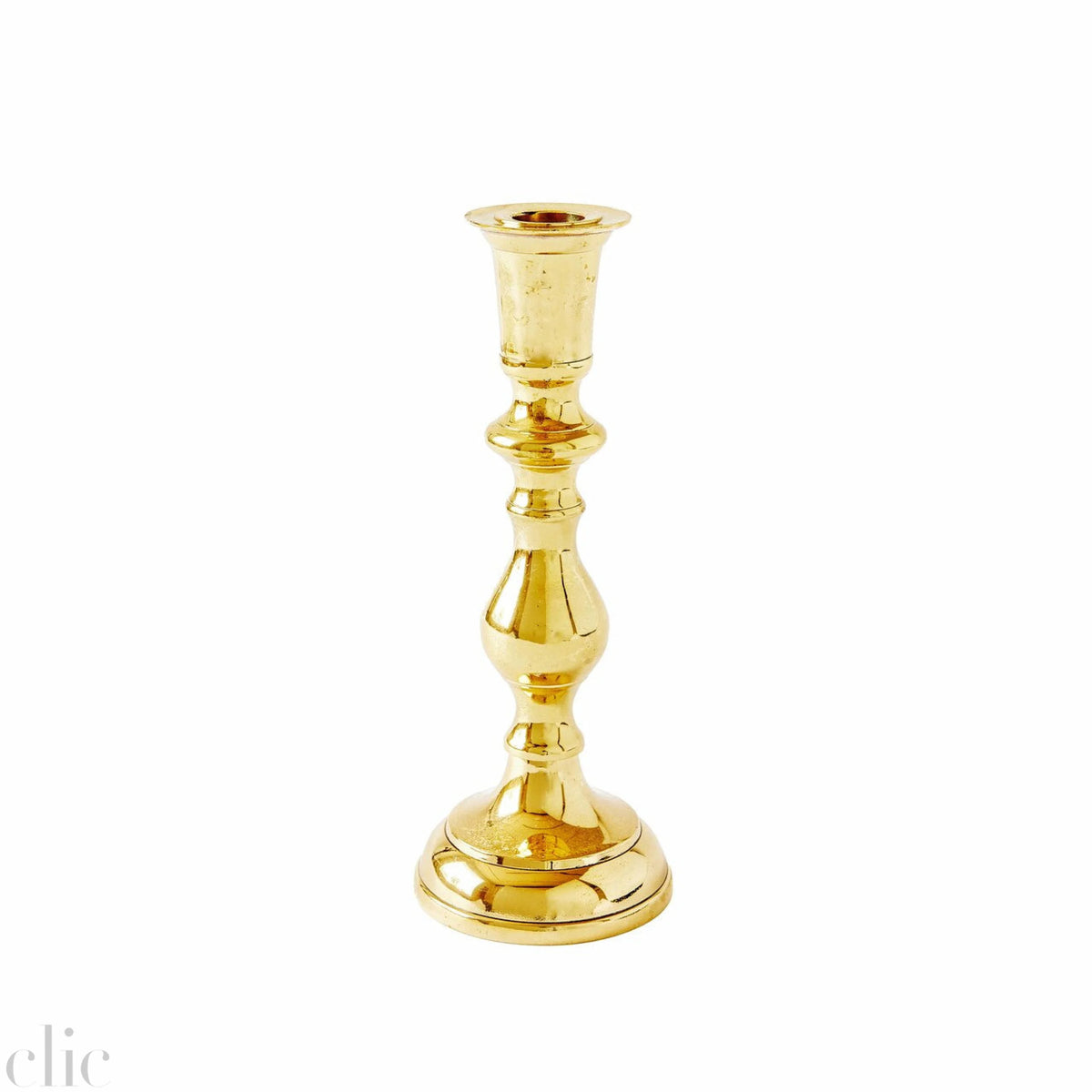 Georgian Candlestick No. 5 in Brass, from Sir Madam