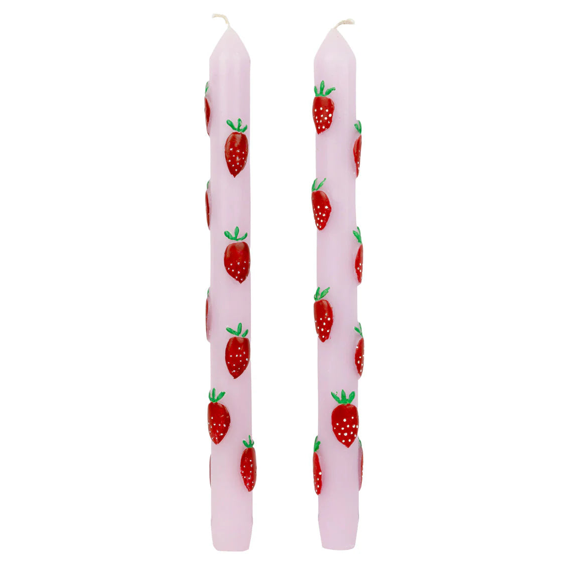 Dinner Candles in Strawberry, from Talking Tables