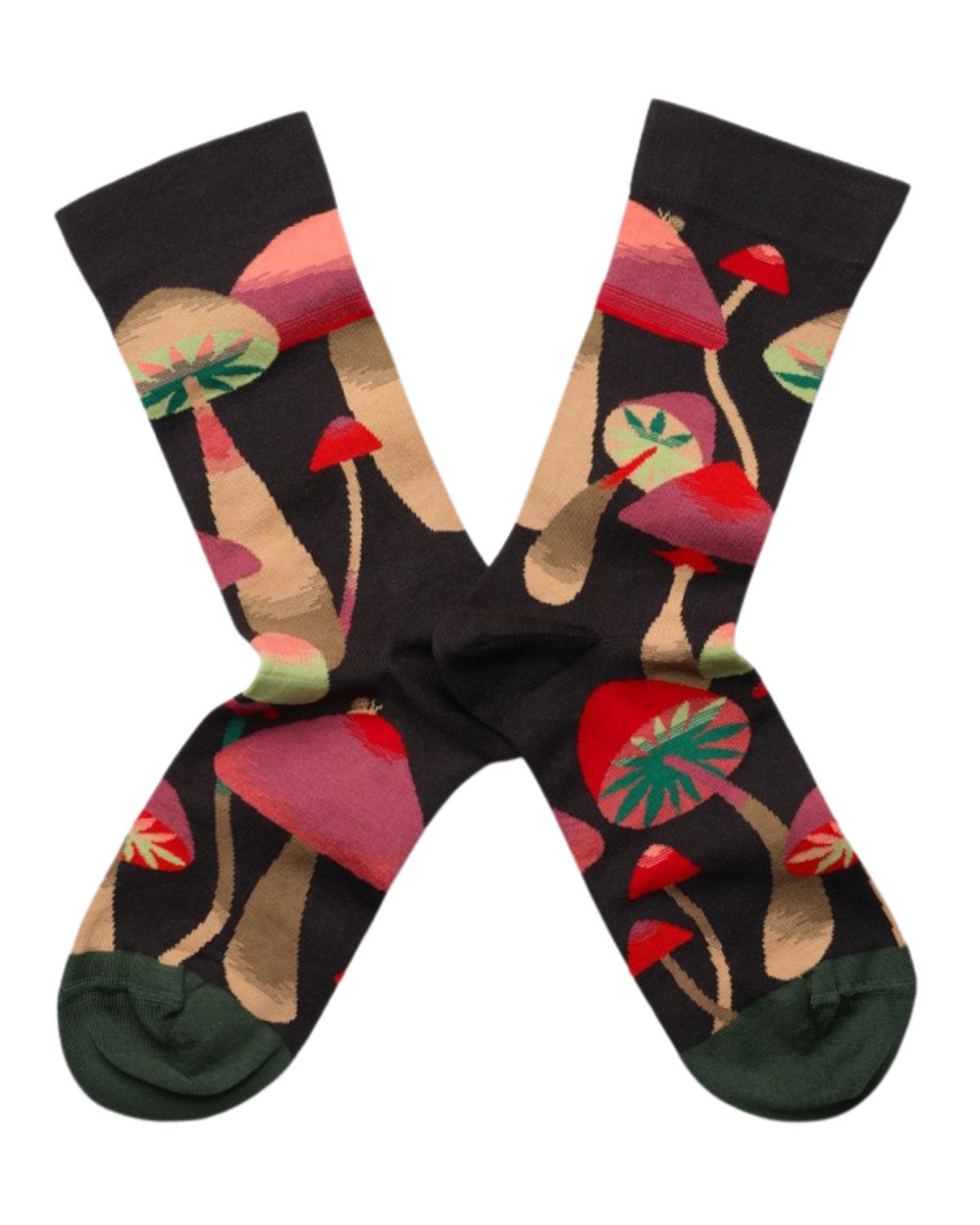 Chaussette Champignons Socks in Faux Noir, from Bonne Maison 