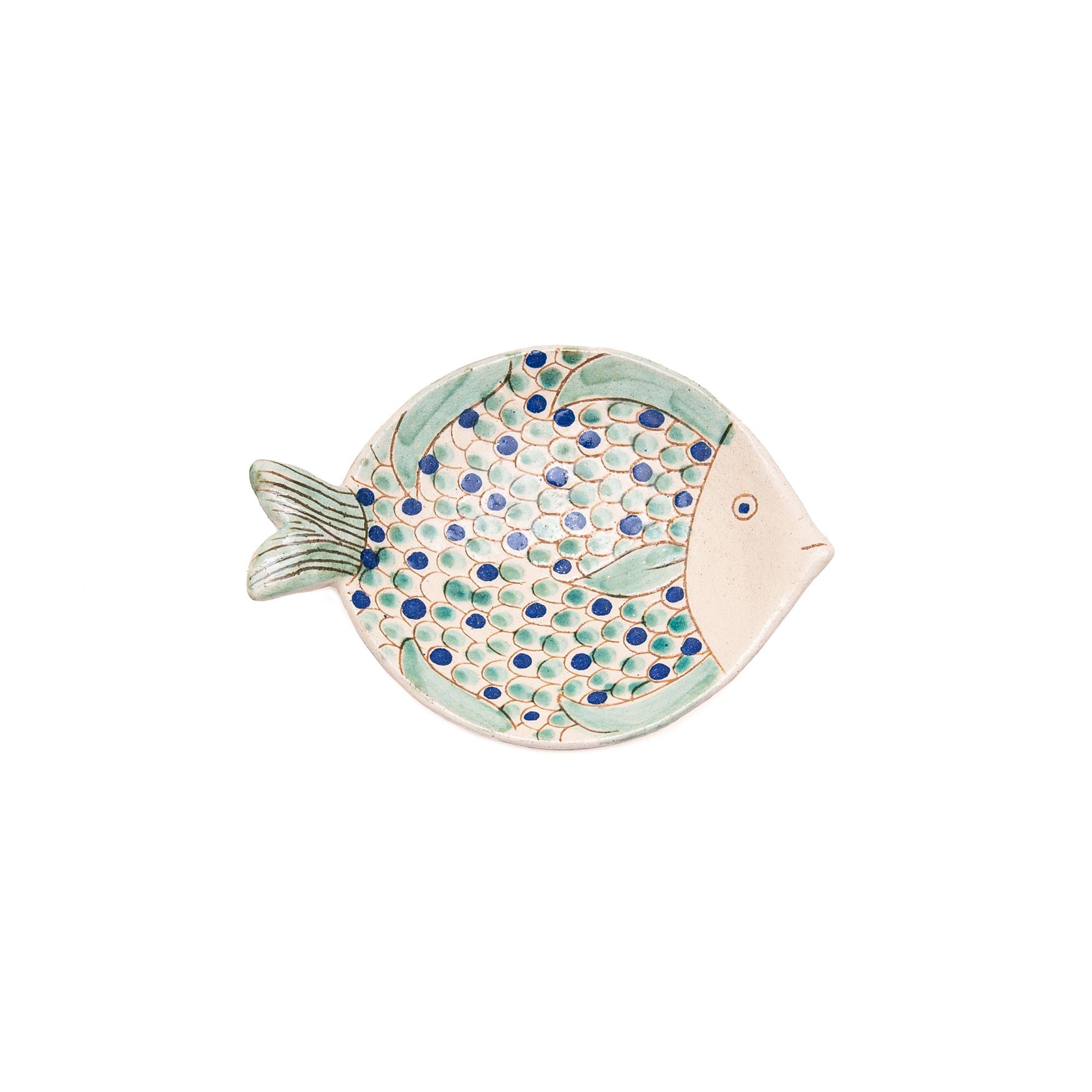 Small Ceramic Fish Plate, from Kiliim