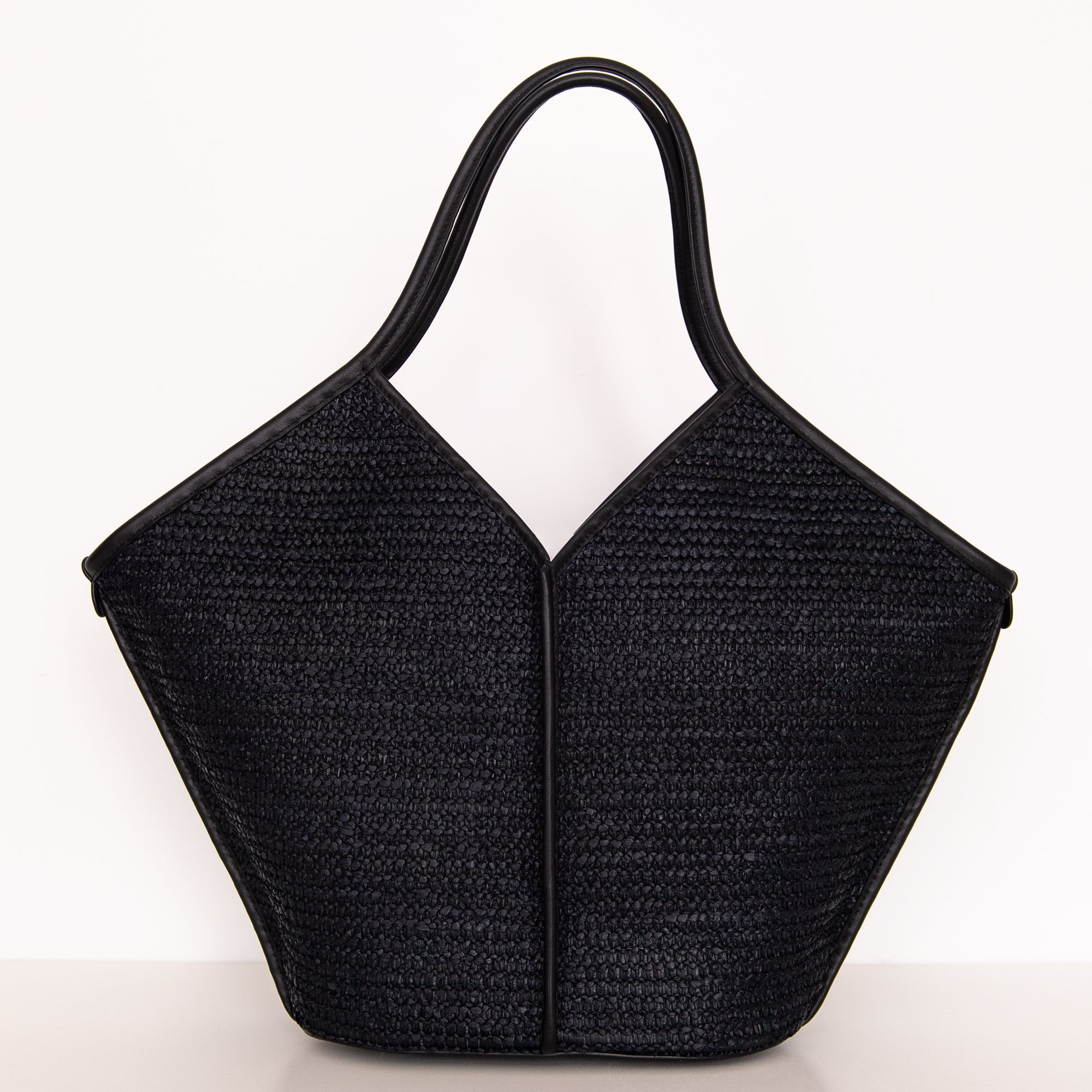 Calella Raffia in Black, from Hereu
