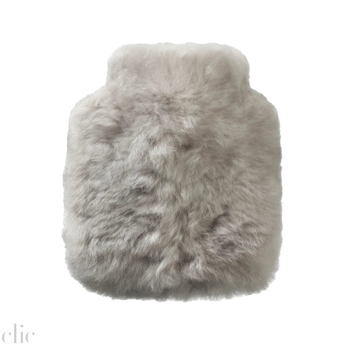 Calmo Hot Water Bottle in Silver Grey, from Weich Couture Alpaca