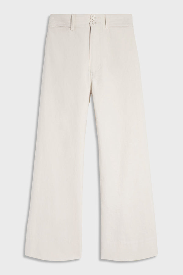 Classic Merida Pant in Cream, Apiece Apart