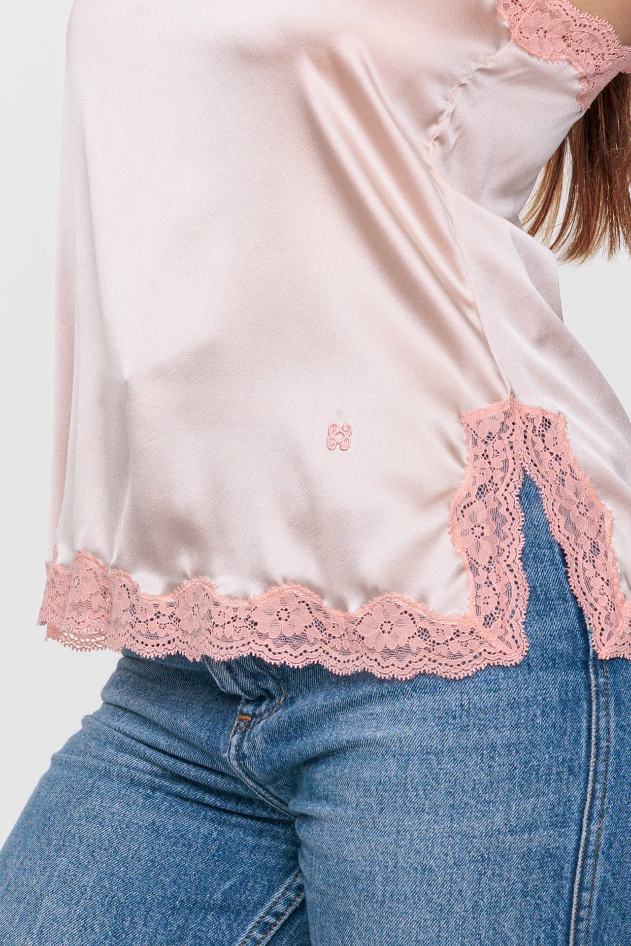 Caraco Camisole in Ballerina Peach, from Vannina Vesperini