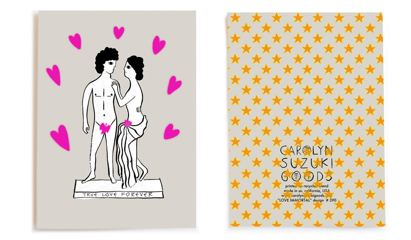 Love Immortal Love Card, from Carolyn Suzuki Goods