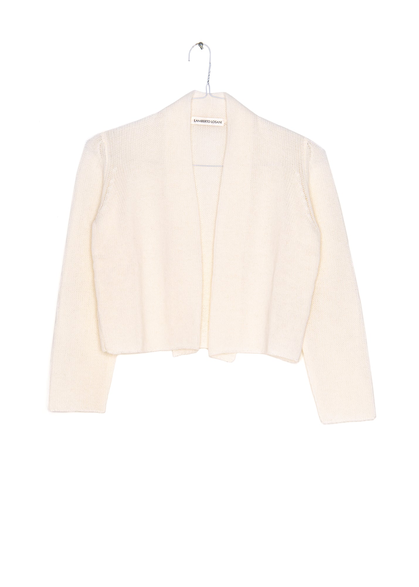 Cashmere Cardigan in cream, from Lamberto Losani