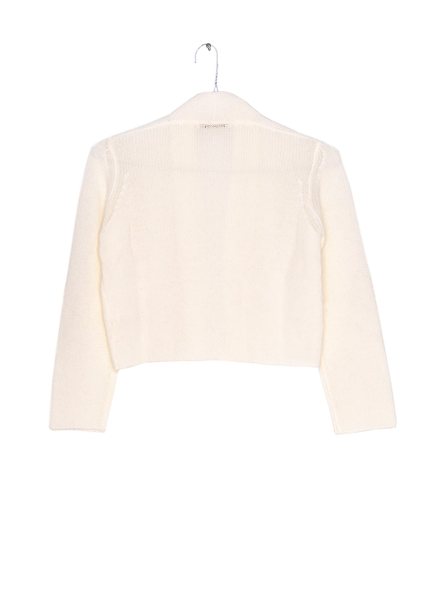 Cashmere Cardigan in cream, from Lamberto Losani