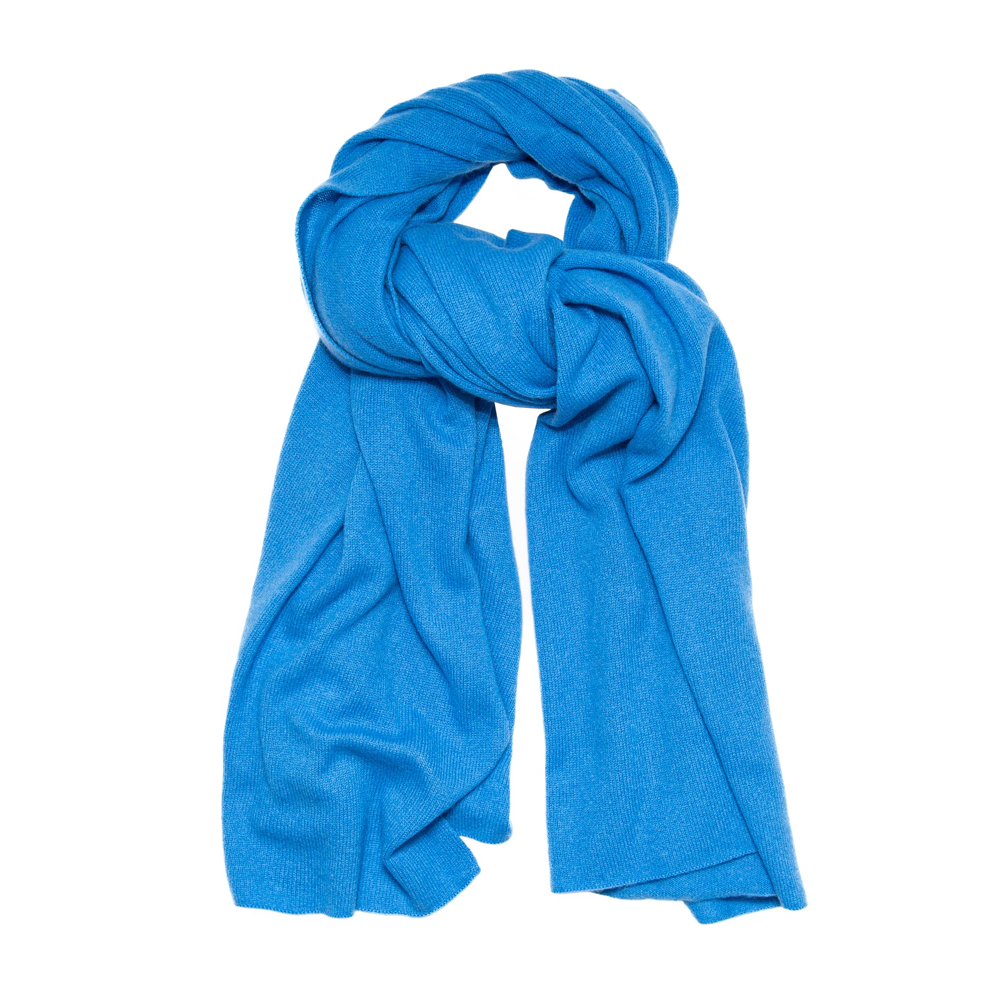 Cashmere Travel Wrap in Blue Canvas, from White and Warren