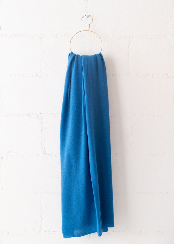 Cashmere Travel Wrap in Blue Jean, from White & Warren