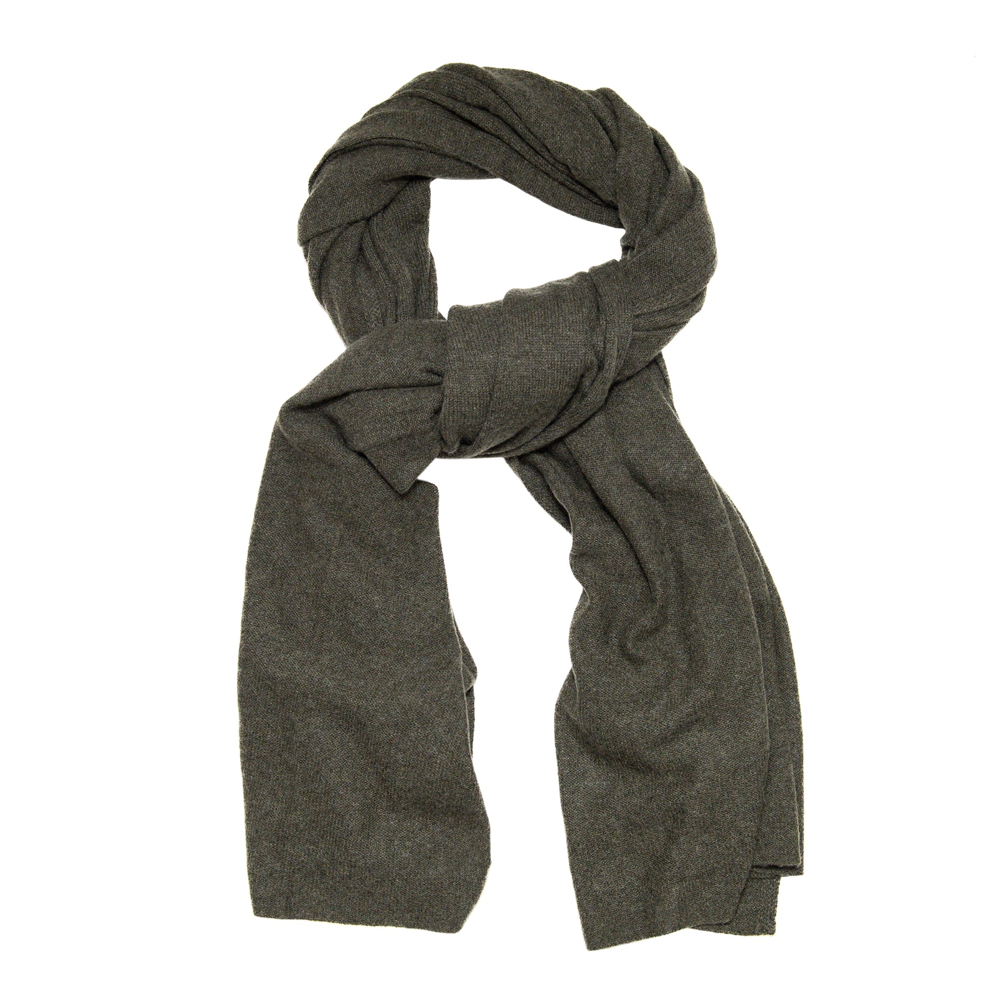 Cashmere Travel Wrap in Thyme Heather, from White and Warren