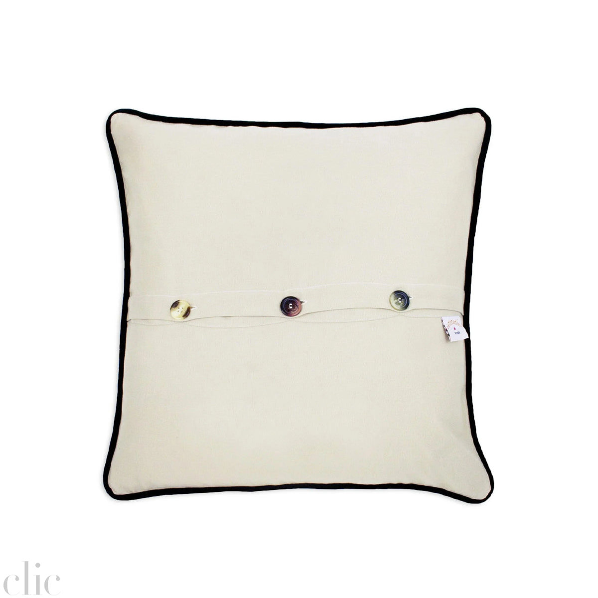 New York City Embroidered Pillow