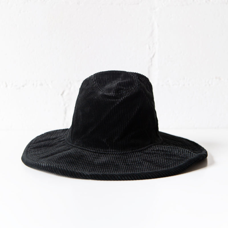 Center Crease Hat in Black, from Decho