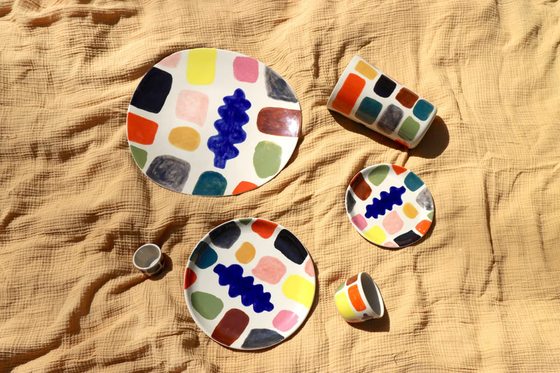 Mottle Stoneware Ceramic Pinch Pot, from donna Wilson