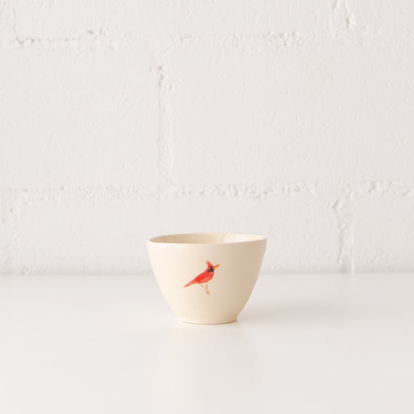 Red Bird Cereal Bowl, from Tivoli Tile Works