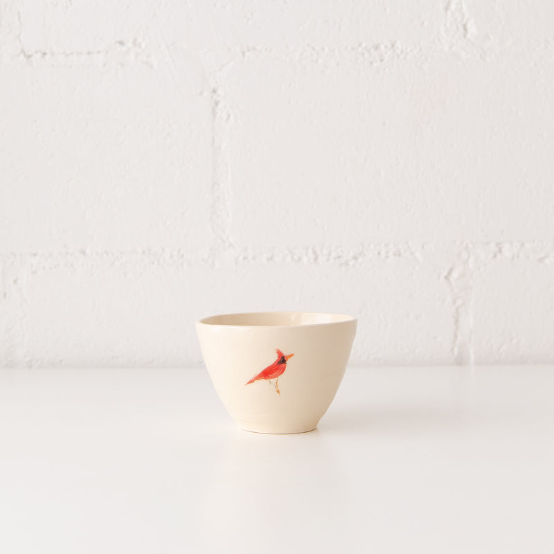 Red Bird Cereal Bowl, from Tivoli Tile Works