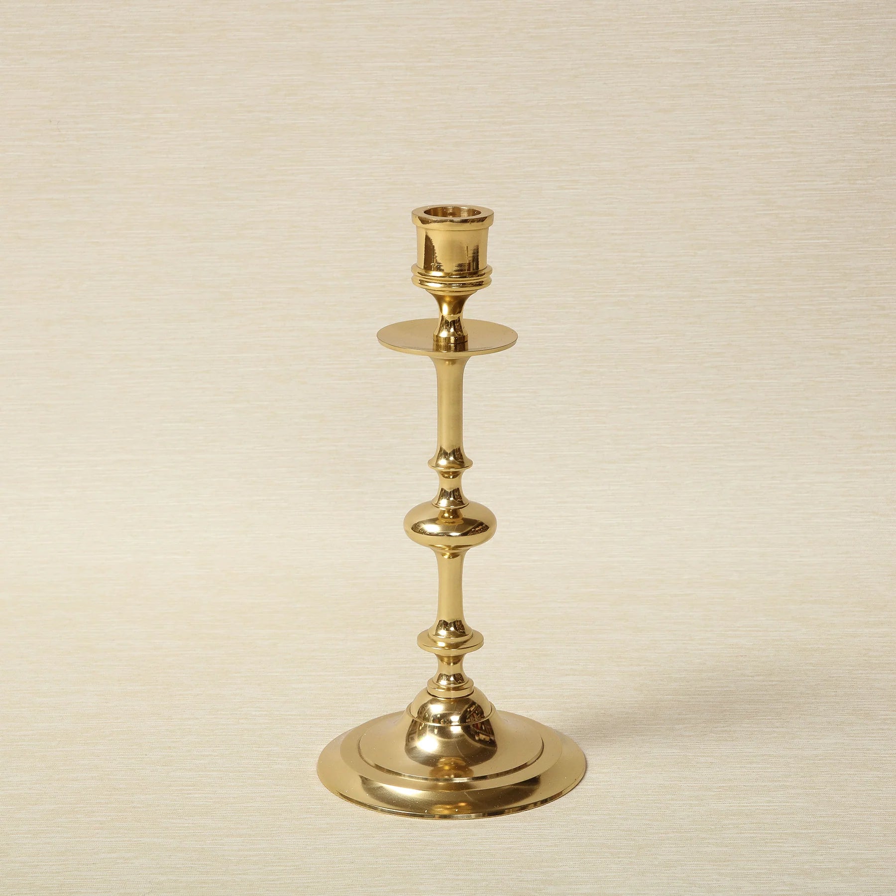 Chantal Candlestick Holder in Brass