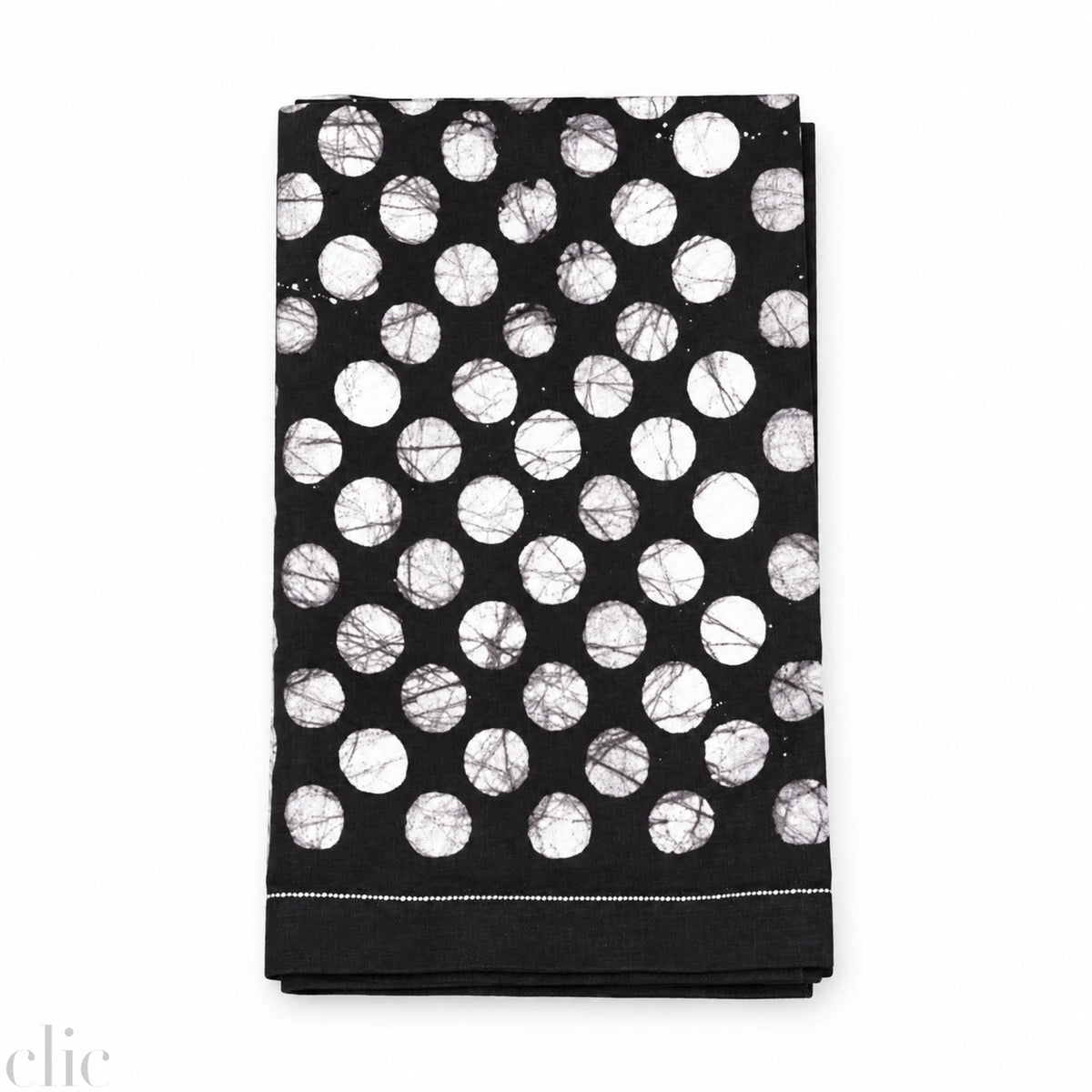 Polka Dot Napkin in Grey