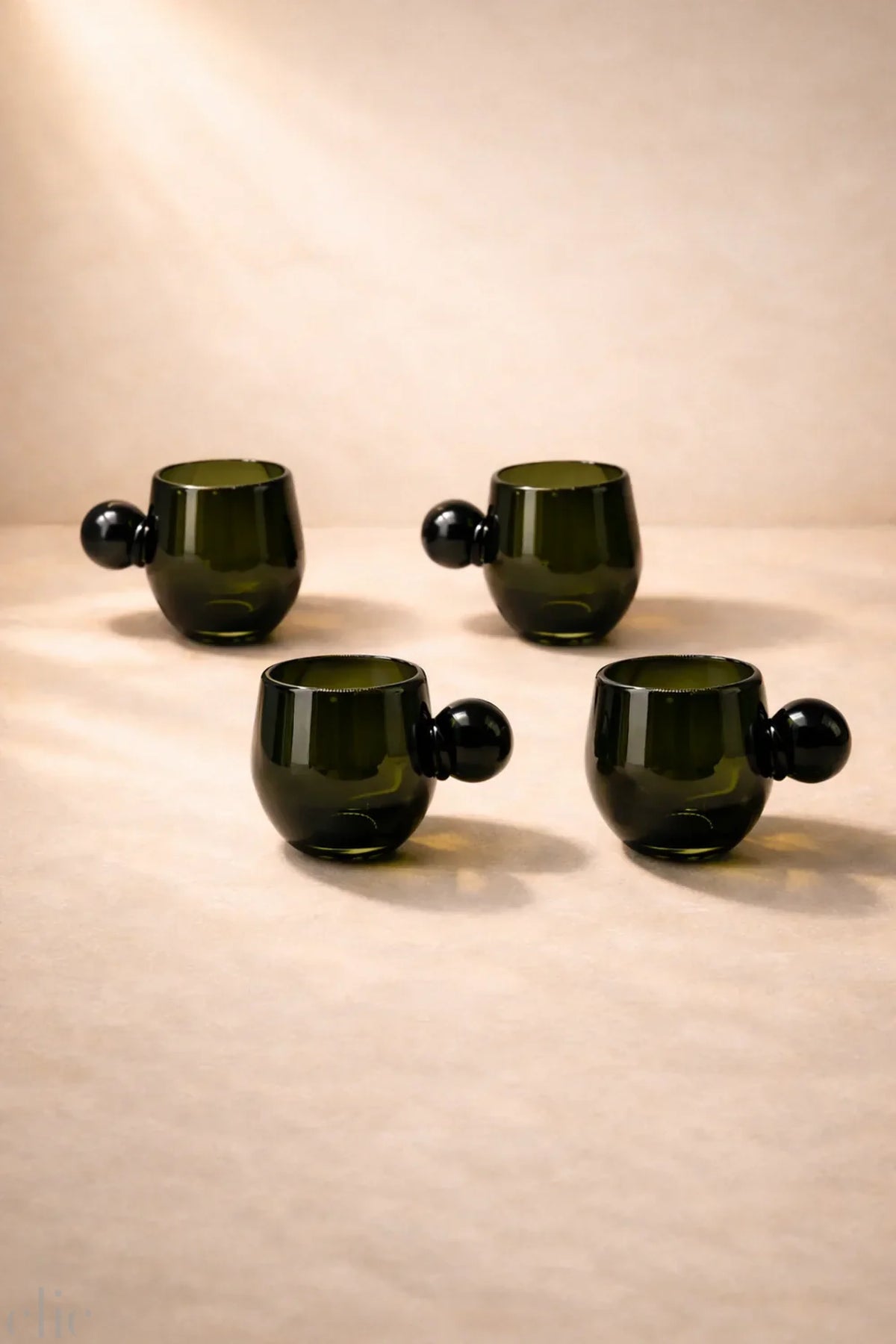 Potosi Set of 4 Glasses in Green