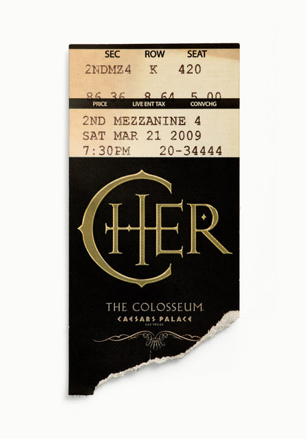 Cher, The Colosseum, Caesars Palace by Blaise Hayward