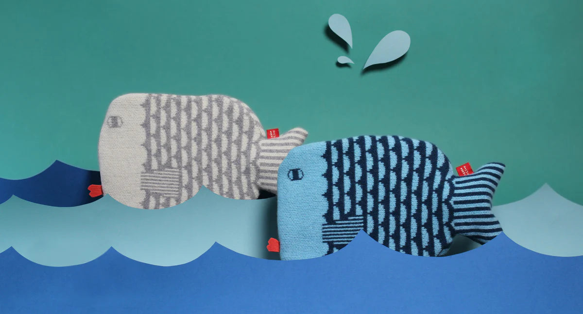 Finn Hot Water Bottle in Blue, from Donna Wilson