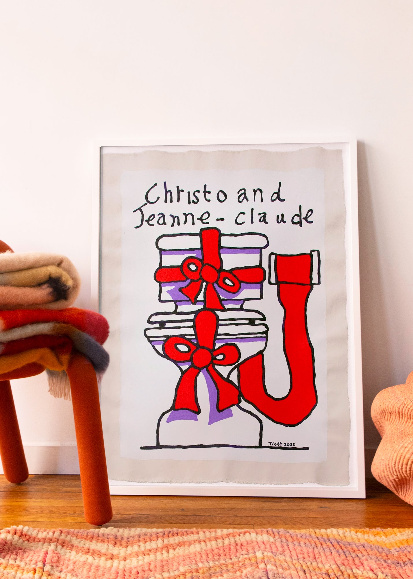 Christo and Jeanne-Claude by Tiggy Ticehurst