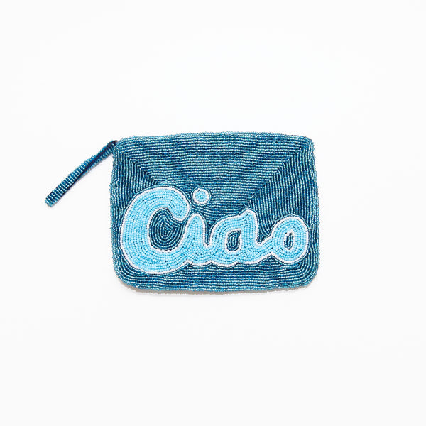Ciao Mini Beaded Purse in Blue, from The Jacksons