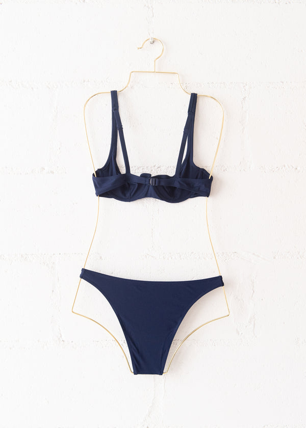 Cinquantasei Bikini in Navy Blue, from Lido