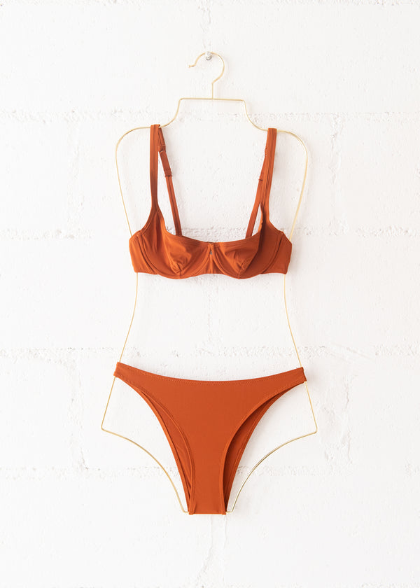 Cinquantasei Bikini in Terracotta, from Lido