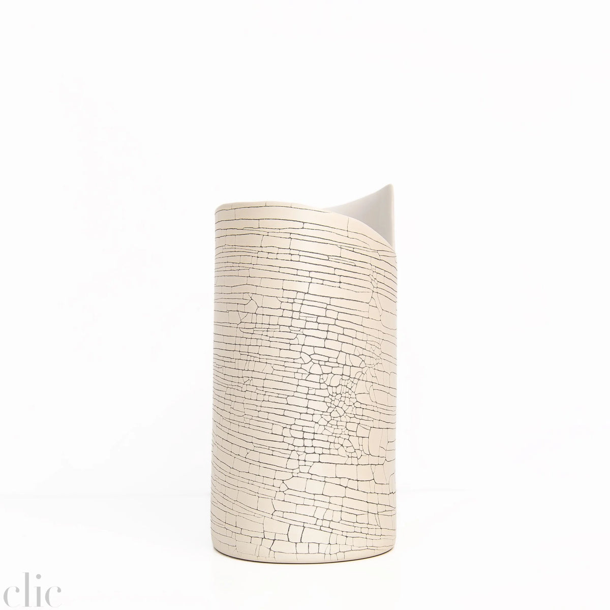Torre 2 in White Craquele, from Rina Menardi