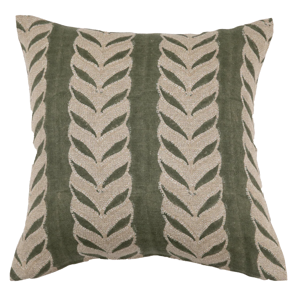 Claire Pillow in Olive, from Filling Spaces