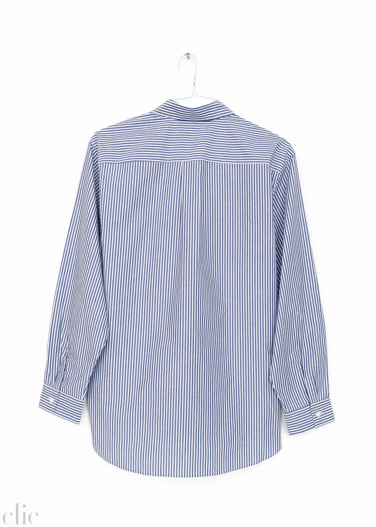 Classic Button Down Shirt in Blue Stripe, from Shaina Mote