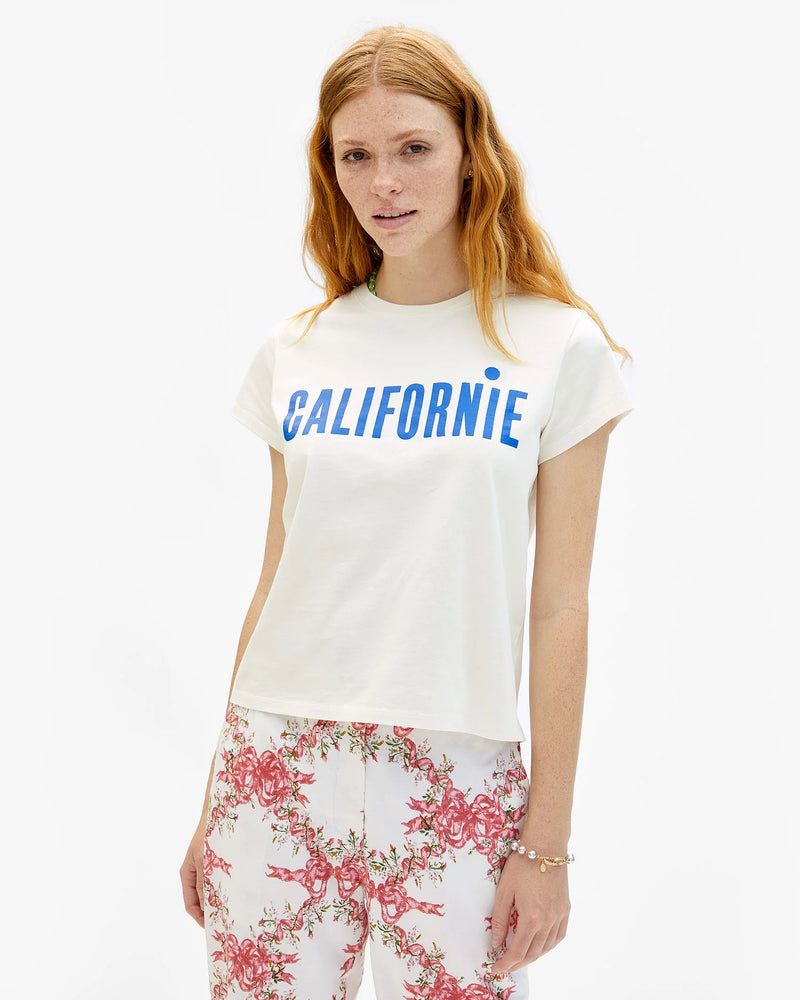 Classic Californie Tee in Cream, from Clare V