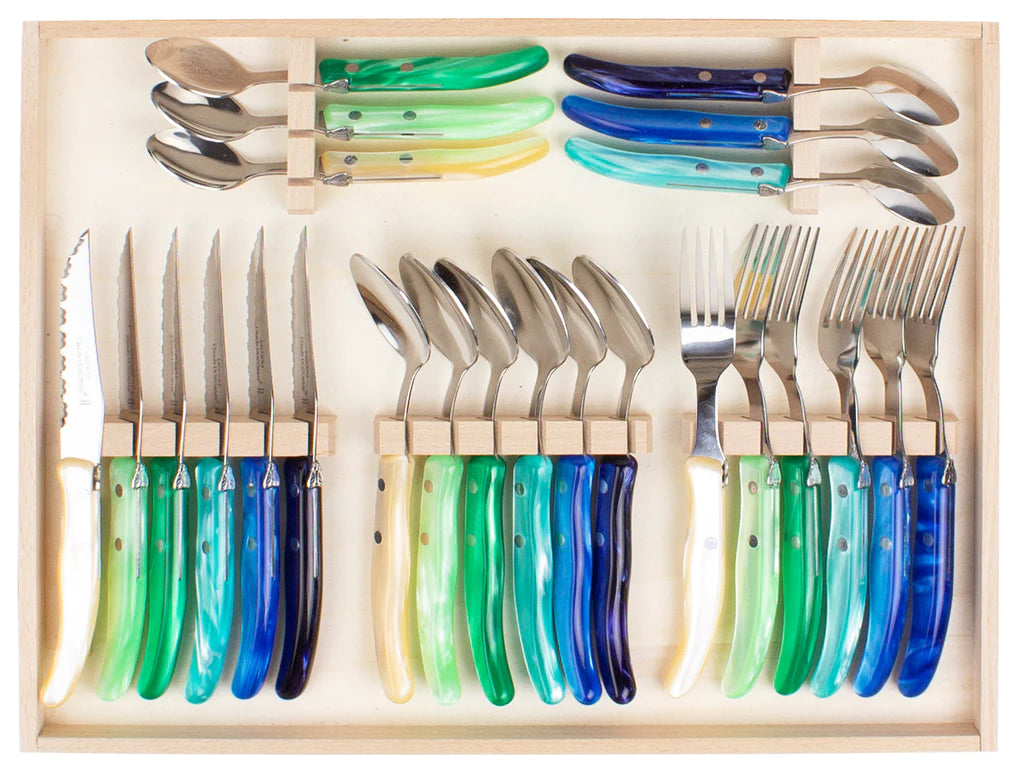 Berlingot 24 Piece Set, from Claude Dozorme (NATURAL COLOR)