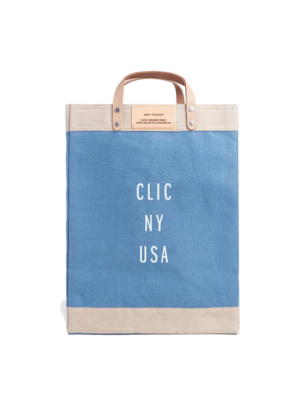 Clic NY USA Market Bag in Parisian Blue, from Apolis