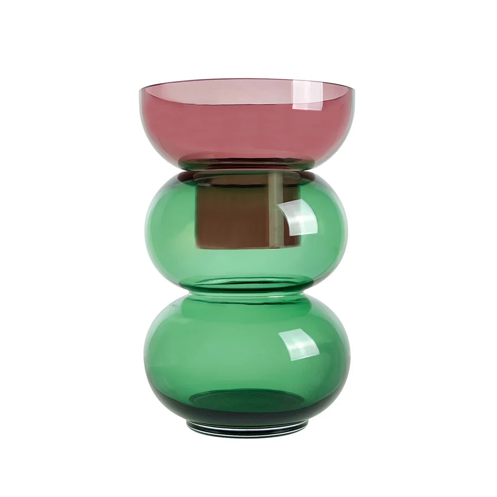 Large Bubble Vase in Pink & Green, from Cloudnola