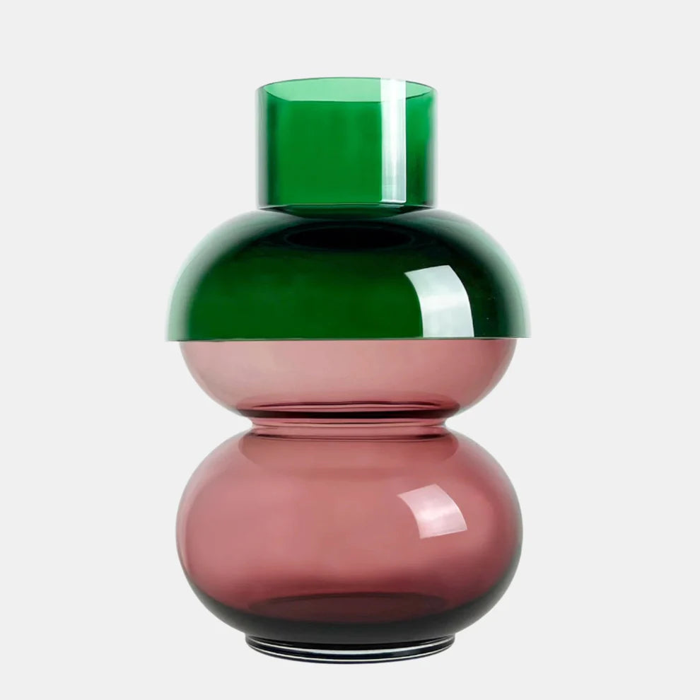 Bubble Vase in Green and Pink, from Cloudnola