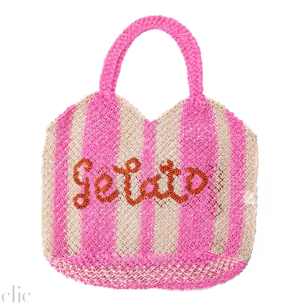 Drew Gelato Bag in Natural with Rose & Ginger, from The Jackons
