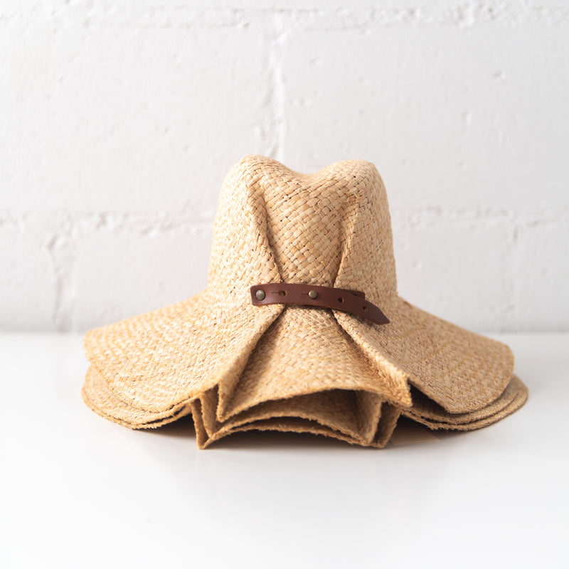 Commando Hat in Brown Leather, from Lola Hats