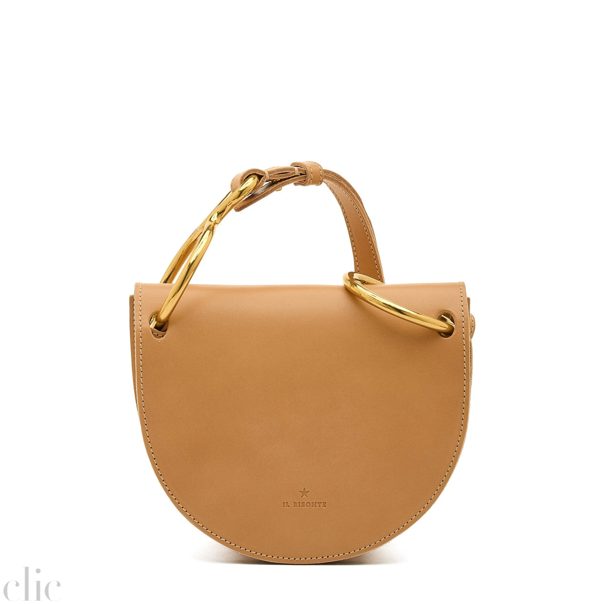 Consuelo Crossbody Small Bag in Natural Leather, from IL Bisonte